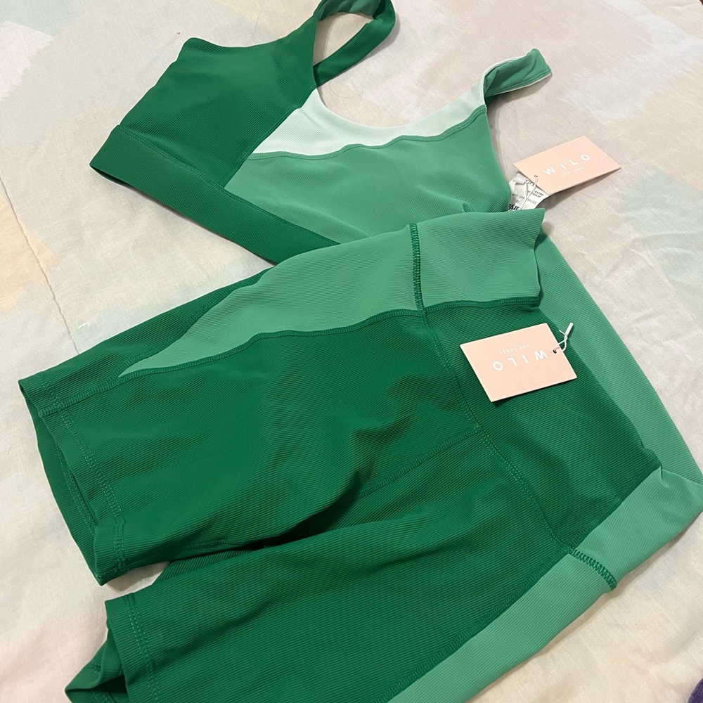 Wilo brand short set. Small. Brand new with tags